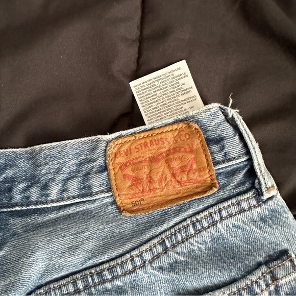 Levi 501 patchwork denim jeans - Picture 4 of 5